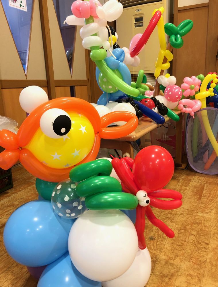 バルーンアート福井ふろーと宝箱